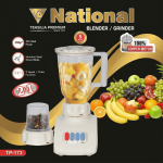 TP-173 National 2-in-1 Blender & Grinder – 350W Copper Motor – Stainless Steel Blades – High-Speed & Durable